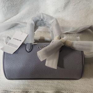 Coach Grey Mist Nolita Barrel Bag NWT